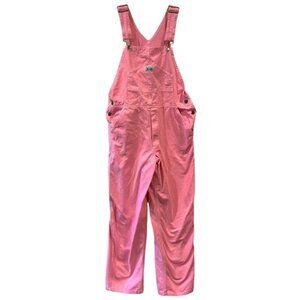 Davidson Studio Dyed Pink Bib Overalls Size 30x32 Rugged Blue Brand Painter